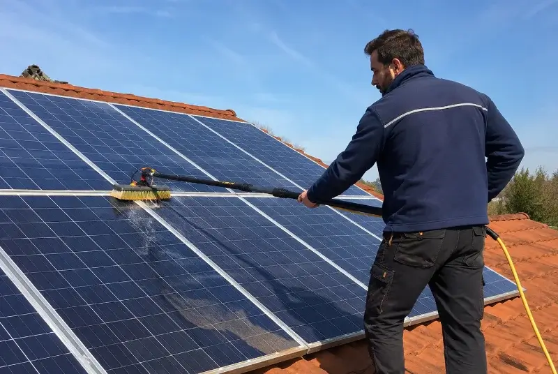Nettoyage et entretien de panneaux solaires à Mouvaux